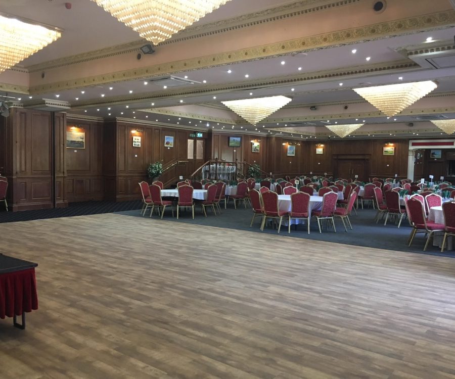 Large Ballroom dance floor at the Durrant House Hotel North Devon