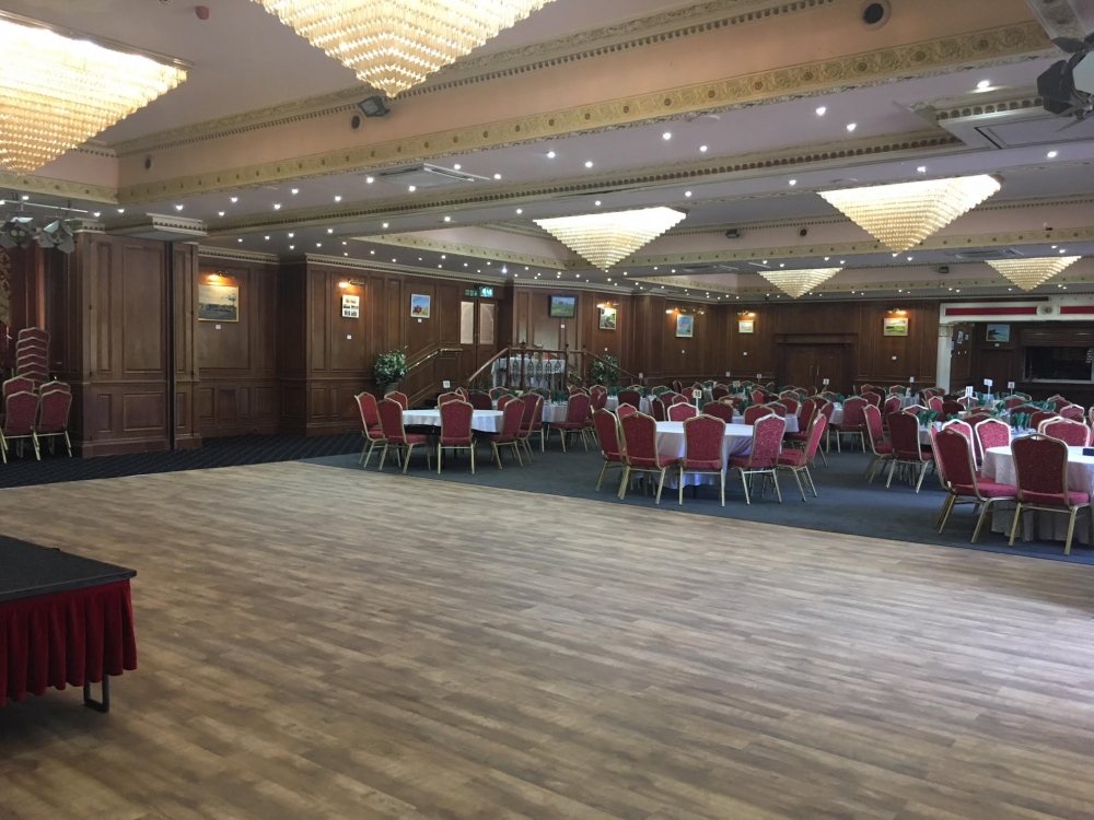 Large Ballroom dance floor at the Durrant House Hotel North Devon