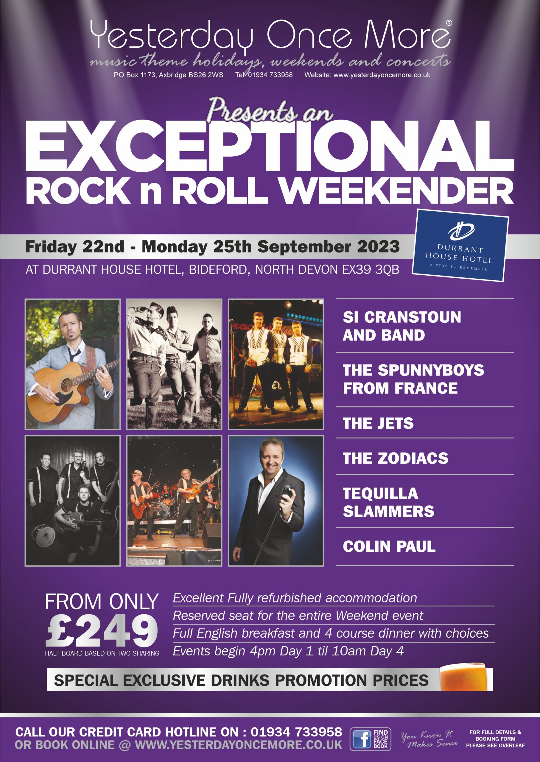 Exceptional Rock n Roll Weekender at the durrant house hotel