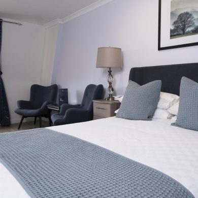 Superior room at the Durrant House Hotel in North Devon